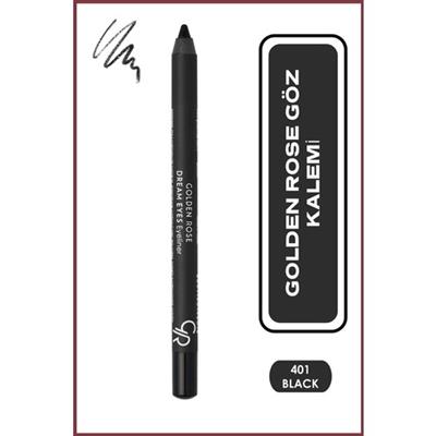 Golden Rose Dream Eyes Eyeliner No: 401 Black - Göz Kalemi - 8691190142018