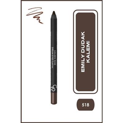 Golden Rose Dream Lips Dudak Kalemi Kahverengi No:518 Yumuşak Uçlu Suya Dayanıklı Tekli Ürün
