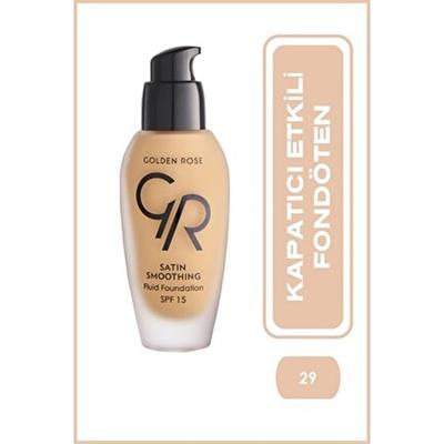 Golden Rose Fondöten Satin Smoothing SPF 15 Pürüzsüz Görünüm 29 No Yerli Üretim