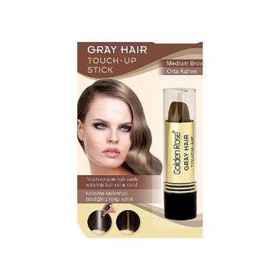 Golden Rose Grey Hair Touch-Up Stick No:03 Medium Brown - Saç Beyazlarını Kapatan Stick - 8691190067151