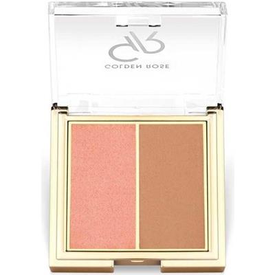 Golden Rose İkonik Allık Duo Rose & Nude Yüksek Pigmentasyonlu Kolay Uygulama