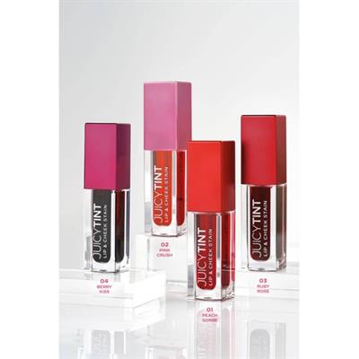 Golden Rose Juicy Tint Lip & Cheek Stain No: 04 Berry Kiss - Ruj & Allık - 8691190533892