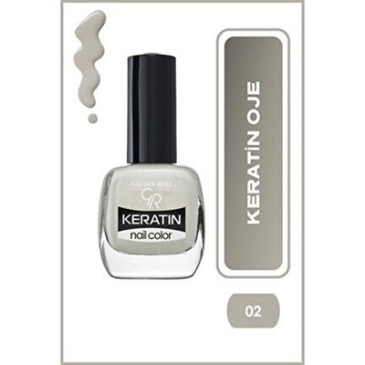 Golden Rose Keratin Nail Color No: 02 Zengin Renk Seçenekleri ile Tırnak Bakımı