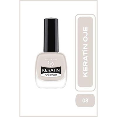 Golden Rose Keratin Nail Color No: 08 Göz Alıcı Parlaklıkta Kalıcı Oje