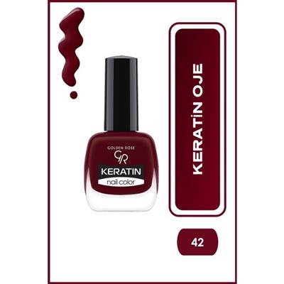 Golden Rose Keratin Nail Color No: 42 Zengin Renk Seçenekleri ile 11 ml Oje