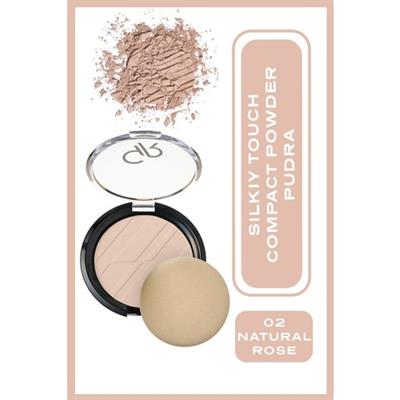 Golden Rose Kompakt Pudra 02 Numara İpeksi Yumuşak Doku Tüm Cilt Tiplerine Uygun Kusursuz Bitiriş