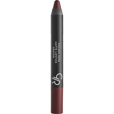 Golden Rose Matte Lipstick Crayon No: 01 Chocolate Brown - Mat Kalem Ruj - 8691190903015