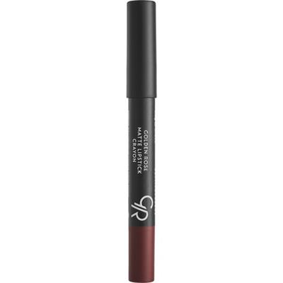 Golden Rose Matte Lipstick Crayon No: 01 Chocolate Brown - Mat Kalem Ruj - 8691190903015