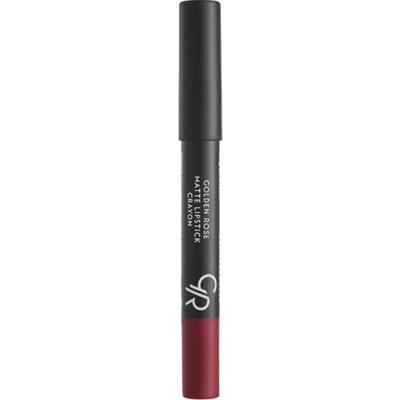 Golden Rose Matte Lipstick Crayon No: 04 Red Rose - Mat Kalem Ruj - 8691190903046
