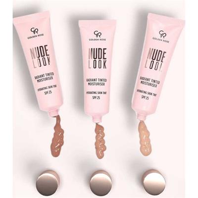 Golden Rose Nude Look Radiant Tinted Moisturiser No: 03 Deep Tint - Renkli Nemlendirici Spf 25 - 8691190967154