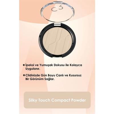 Golden Rose Silky Touch No:01 Ivory Sıkıştırılmış Kompakt Pudra – Doğal, Pürüzsüz ve Hafif Makyaj Görünümü