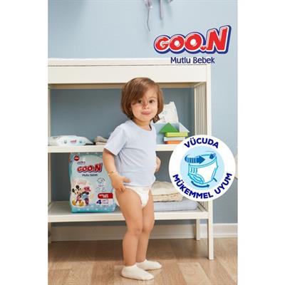 Goo.N Mutlu Bebek 5 Numara Külot Bebek Bezi Fırsat Paketi - 12 Saat Kuruluk - 62 Adet