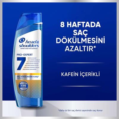 Head & Shoulders Kepek Karşıtı Pro-Expert 7 Dökülme Savunması Kafeinli 300ML Şampuan