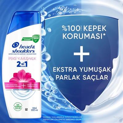 Head&Shoulders İpeksi Yumuşaklık 2si 1 Arada Şampuan 300 ml