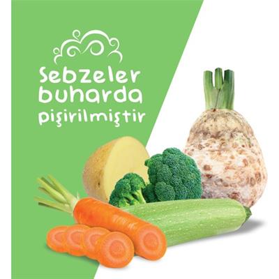 Hero Baby İlikli Kemik Sulu Karışık Sebzeli Kavanoz Mama 120g