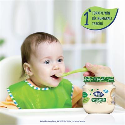 Hero Baby Organik Sütlaç Kavanoz Mama 120g