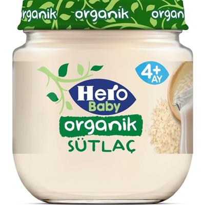 Hero Baby Organik Sütlaç Kavanoz Mama 120g