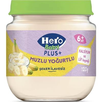 Hero Baby Plus Muzlu Yoğurtlu Kavanoz Mama