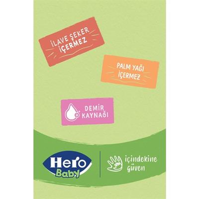 Hero Baby Sütlü 8 Tahıllı Meyveli Kaşık Mama 400g