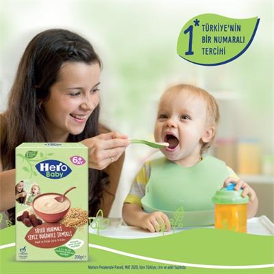 Hero Baby Sütlü Hurmalı Siyez Buğdaylı İrmikli