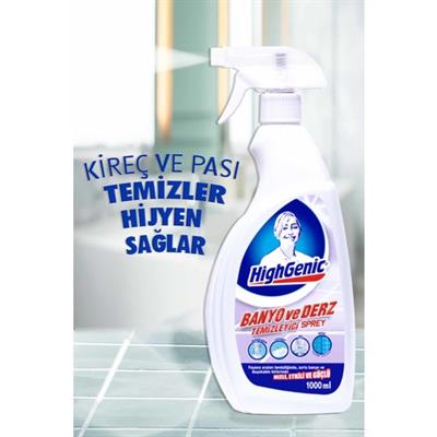 HighGenic Banyo ve Derz Temizleyici 1000 ml