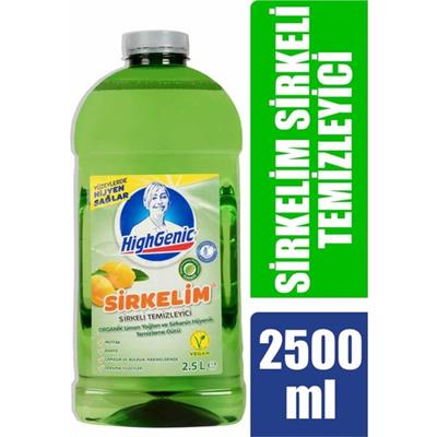 HIGHGENIC SIRKELIM TEMIZLEYICI ORG.LIMONLU SPREY 1000 ML