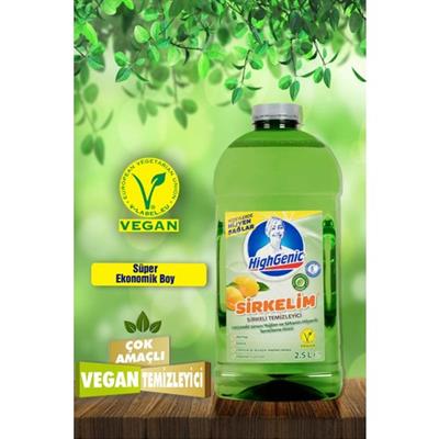 HIGHGENIC SIRKELIM TEMIZLEYICI ORG.LIMONLU SPREY 1000 ML