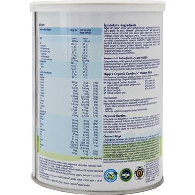 Hipp 2 Organik Combiotic Bebek Maması 350 gr – 6-12 Ay için Sütlü, Omega-3 ve Omega-6 ile Prebiyotik Probiyotik Destekli