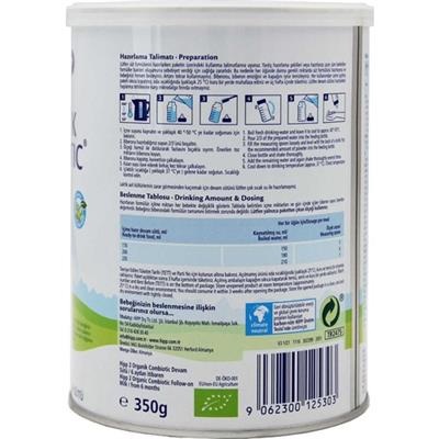 Hipp 2 Organik Combiotic Bebek Maması 350 gr – 6-12 Ay için Sütlü, Omega-3 ve Omega-6 ile Prebiyotik Probiyotik Destekli