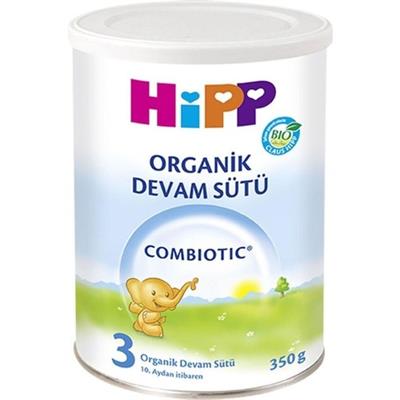 HiPP 3 Organik Combiotic Biberon Maması 350 gr – 10 Ay+ Bebekler için Sütlü, Prebiyotik ve Probiyotik Formül
