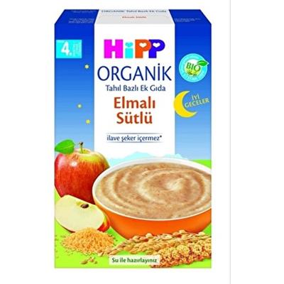 Hipp Organik Kaşık Maması 250 gr Elmalı Sütlü 0-6 Ay Bebeğinizin Uyku Düzeni İçin