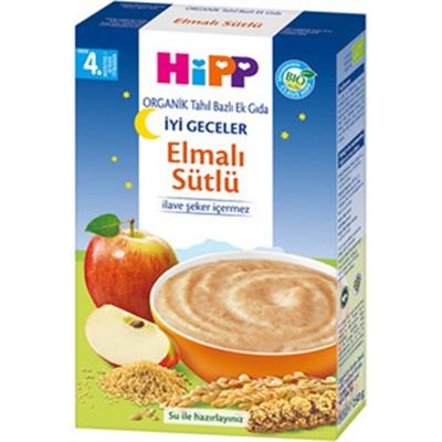 Hipp Organik Kaşık Maması 250 gr Elmalı Sütlü 0-6 Ay Bebeğinizin Uyku Düzeni İçin
