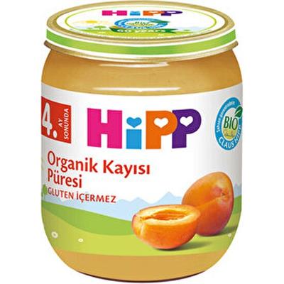Hipp Organik Kayısı Püresi 125 gr 0-6 Ay Bebekler İçin Tamamen Doğal Meyve Maması