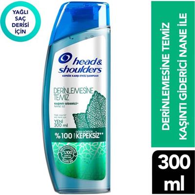 H&S Şampuan Derinlemesine Temiz Kaşinti Giderici Nane 300 Ml  