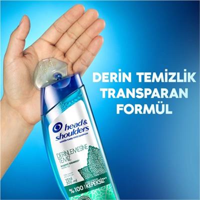 H&S Şampuan Derinlemesine Temiz Kaşinti Giderici Nane 300 Ml  