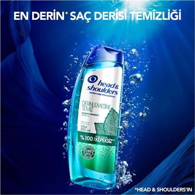 H&S Şampuan Derinlemesine Temiz Kaşinti Giderici Nane 300 Ml  