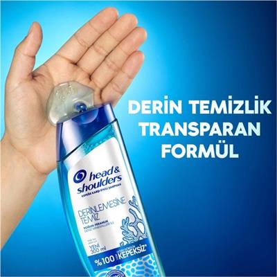 H&S Şampuan Derinlemesine Temiz Yoğun Ferahlik Deniz Mineralleri 300 Ml