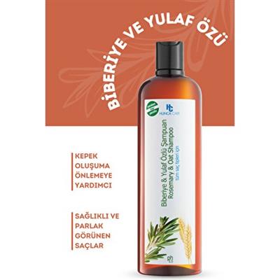 Hunca Care Biberiye Yulaf Özlü Şampuan Arındırıcı Etkiyle 675 ml Normal Saçlar İçin