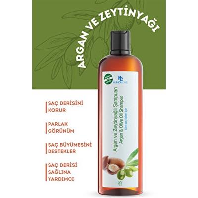 Hunca HUNCA CARE Argan ve Zeytinyağlı Şampuan Besleyici Etkiyle 700 ml Tüm Saç Tipleri İçin