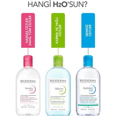 Hydrabio H2O Nemlendirici Micellar Makyaj Temizleme Suyu Kuru Ciltler Yüz, Göz Çevresi 500 ml