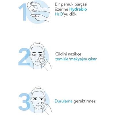Hydrabio H2O Nemlendirici Micellar Makyaj Temizleme Suyu Kuru Ciltler Yüz, Göz Çevresi 100 ml