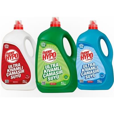 Hypo Temizlik Seti  Çamasır Suyu 4 lt + Hypo Dağ Esintisi 3 lt