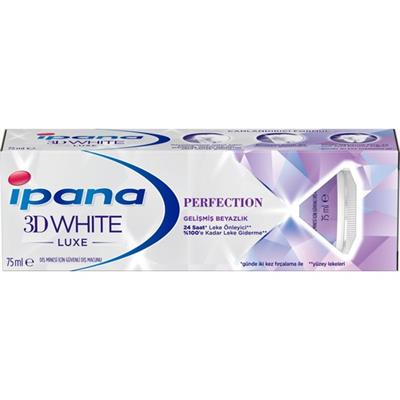 İpana 3 Boyutlu Beyazlık Luxe Diş Macunu Perfection Gelişmiş Beyazlık 75 ml