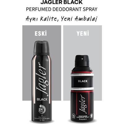 JAGLER BLACK ERKEK DEODORANT 150ML