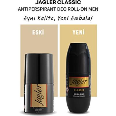 Jagler Classic Erkek Roll-On Deodorant 50 ml Antiperspirant ve Nemlendirici Özellikler