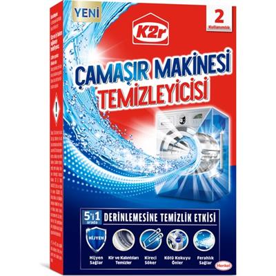 K2R Çamaşır Makinesi Temizleyicisi 2li Derinlemesine Temizlik ve Hijyen Sağlar