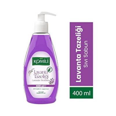 Komili Sıvı Sabun Lavanta Tazeliği Ferahlatıcı Etki 400 ml Yerli Üretim