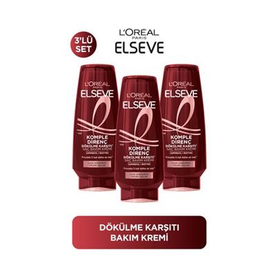 Komple Direnç Dökülme Karşıtı Saç Bakım Kremi 250 ml 3lü Set