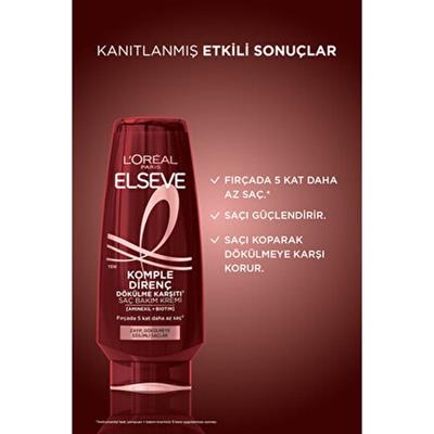 Komple Direnç Dökülme Karşıtı Saç Bakım Kremi 250 ml 3lü Set