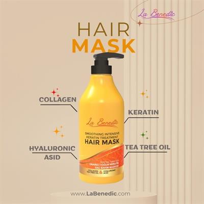 La Benedic Yumuşatıcı Yoğun Keratin Collagen Tüm Saç Tipleri İçin Saç Bakım Maskesi 500 ml